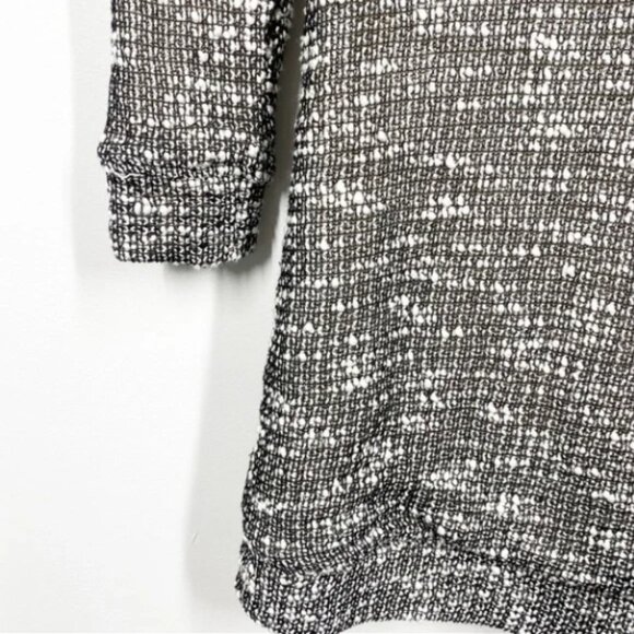 Fabletics Black White Yukon Hooded Sweater Dress S - Picture 8 of 10